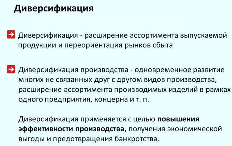 Диверсификация рисков инвестиций